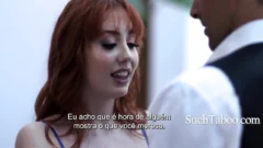 Porno legendado Ruiva Peituda Senta Na Vara Enorme